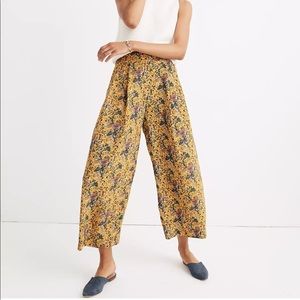 Madewell x Karen Walker Silk Floral Potter pants